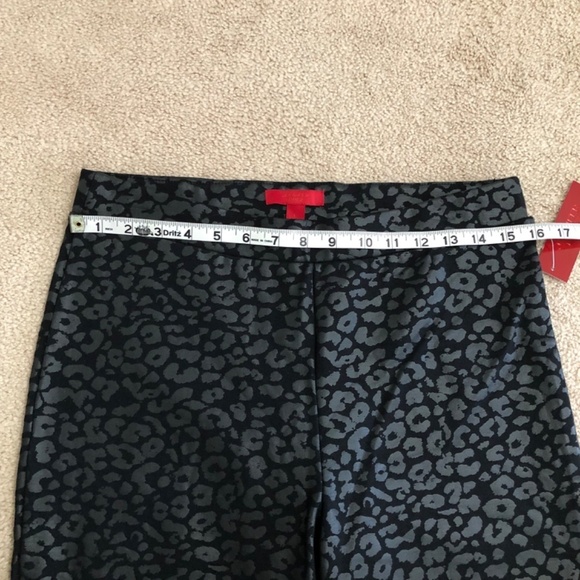 Jennifer Lopez Black Animal Print Ponte Leggings Large - Picture 11 of 12